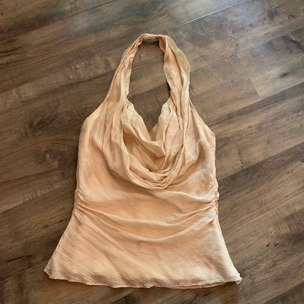 Laundry over the neck top. Backless XS